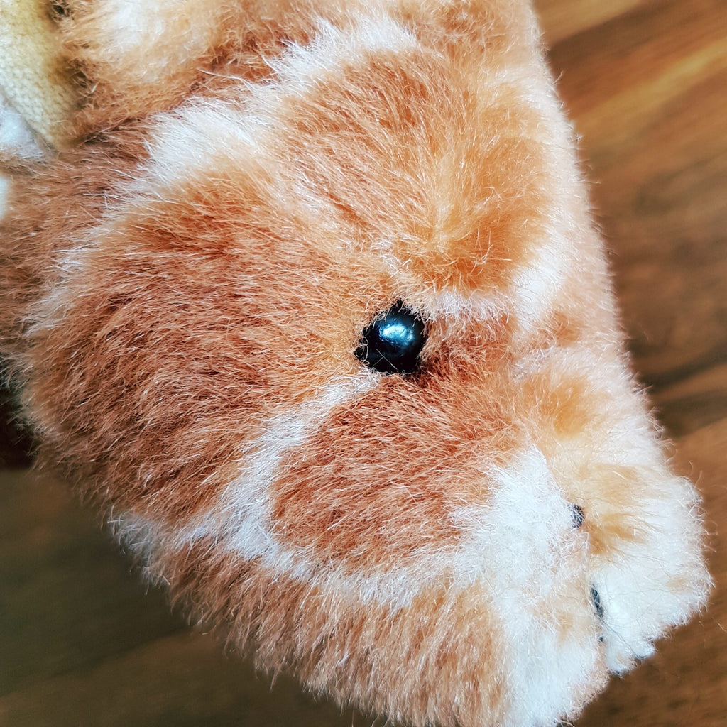 Vintage TY LARGE GIRAFFE Jumbo 42cm 1990 Stuffed Animal Plush Soft Toy Rare HTF15