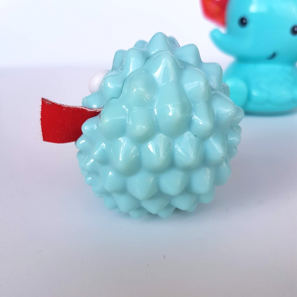 Fisher Price Broccoli SHEEP Squeaker HEDGEHOG Shaker ELEPHANT Rattle Baby Toys5