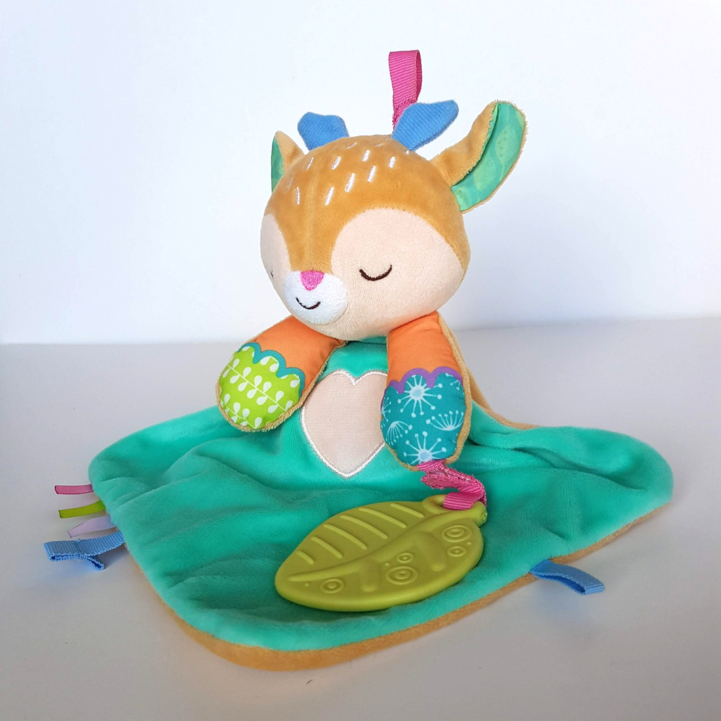 Vtech MY FRIEND FAWN Deer Lovey MUSIC Plush Comforter Blanket Sleep Soft Toy5