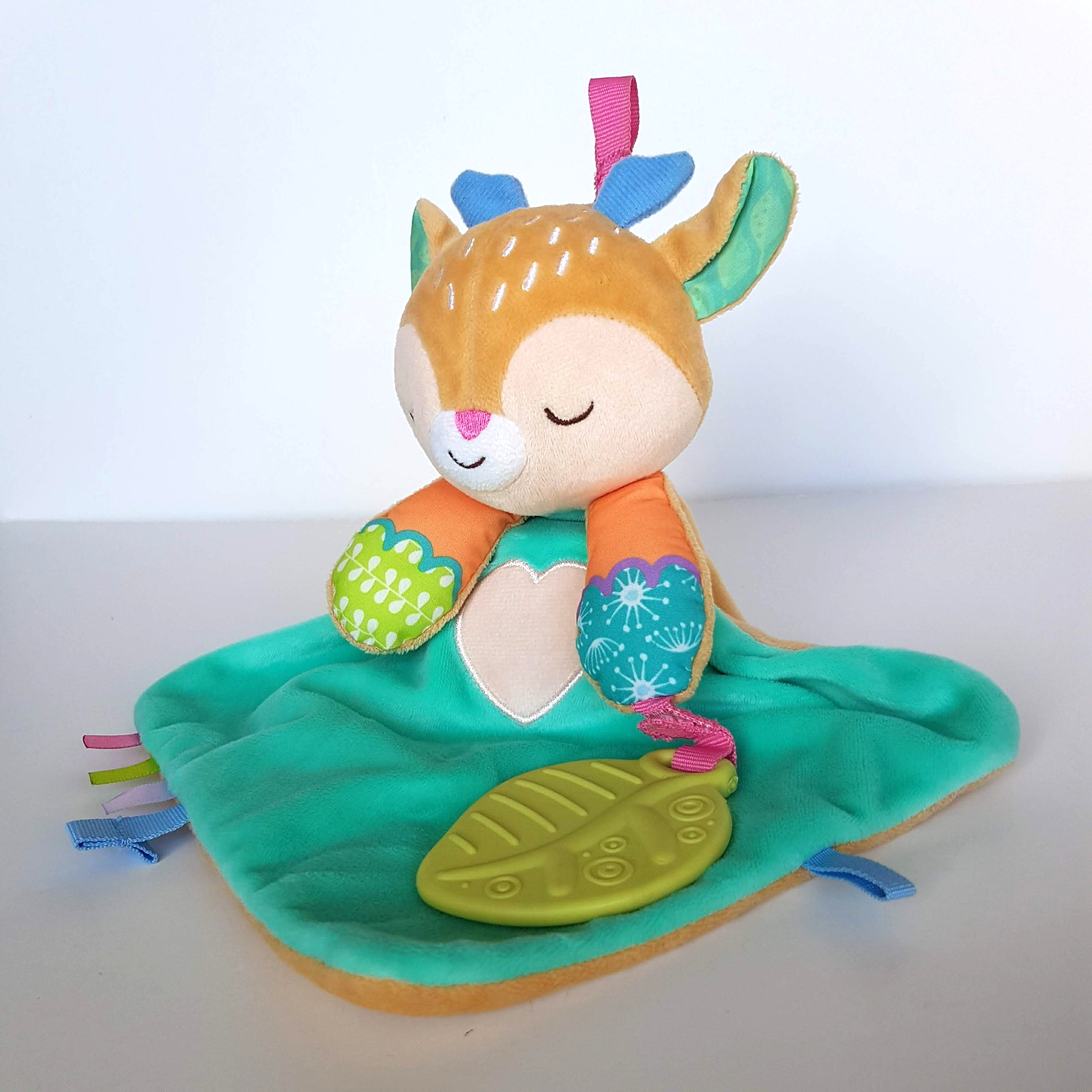 Vtech MY FRIEND FAWN Deer Lovey MUSIC Plush Comforter Blanket Sleep Soft Toy5