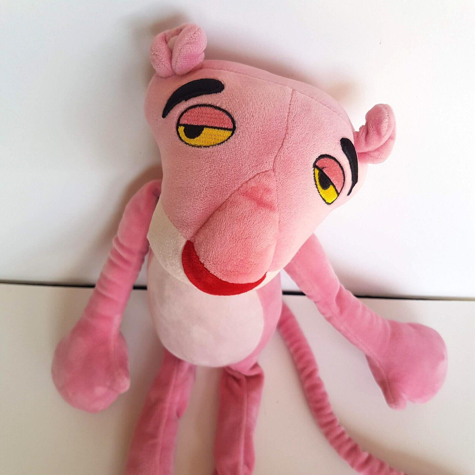 Miniso PINK PANTHER Plush 55cm Cat Stuffed Animal Cartoon Floppy Soft Toy 20176