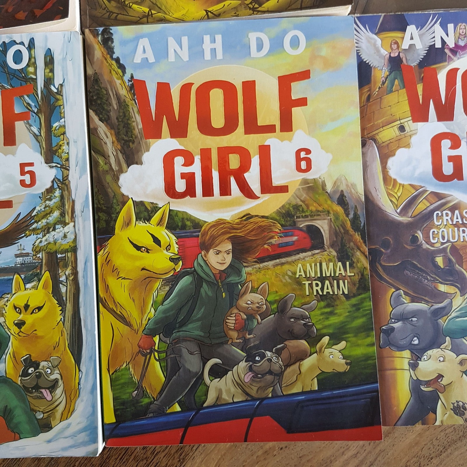 Anh Do WOLF GIRL 1 8 Fantasy Book Bundle Lot Kids Paperback Illustrated Novel6