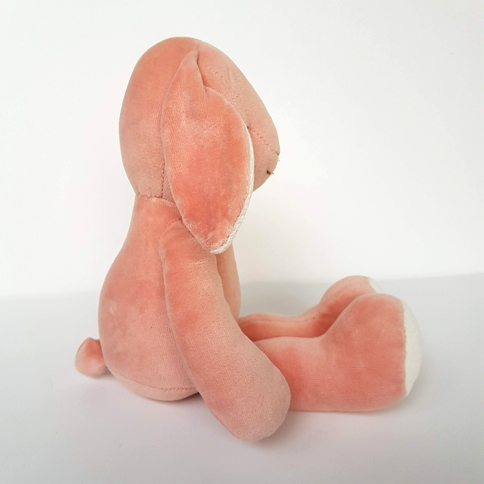 MiYim PINK VELOUR BUNNY Rabbit Rattle Plush 31cm Stuffed Animal Soft Toy Cute2