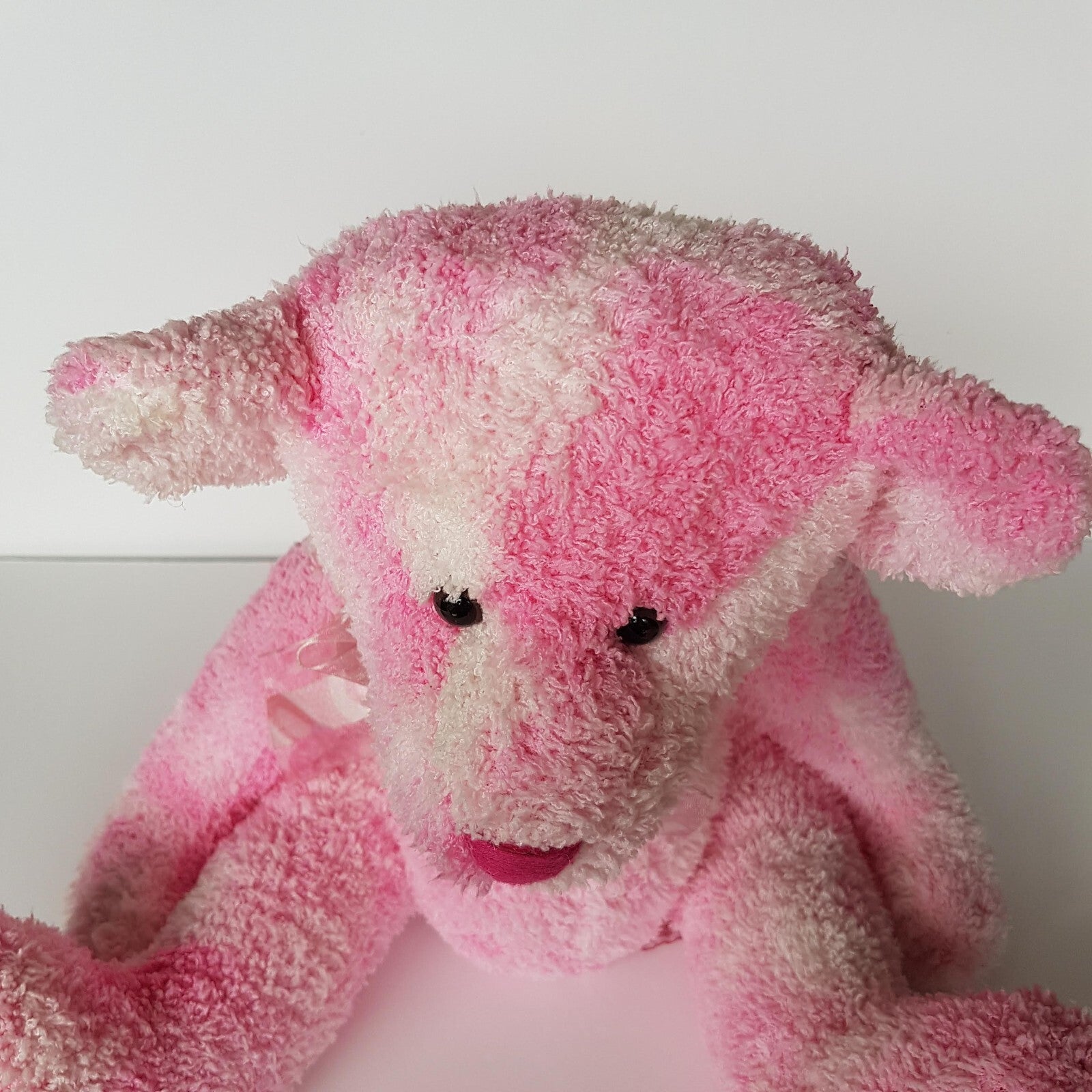 Russ PINK TEDDY BEAR 40cm Plush Stuffed Animal Soft Toy Large Cuddly Cute Spot9