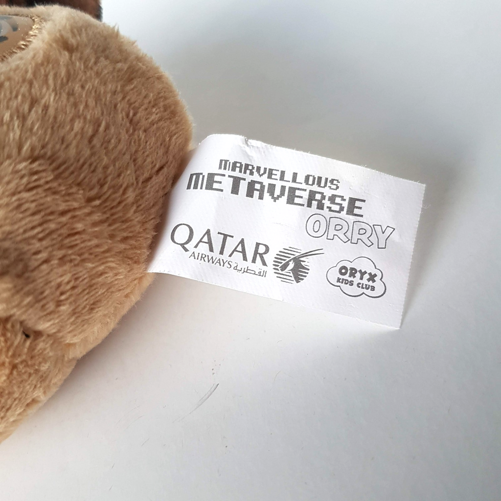 Qatar Airways ORYX KIDS CLUB ORRY Plush Keychain Lenticular Stuffed Animal Toy6