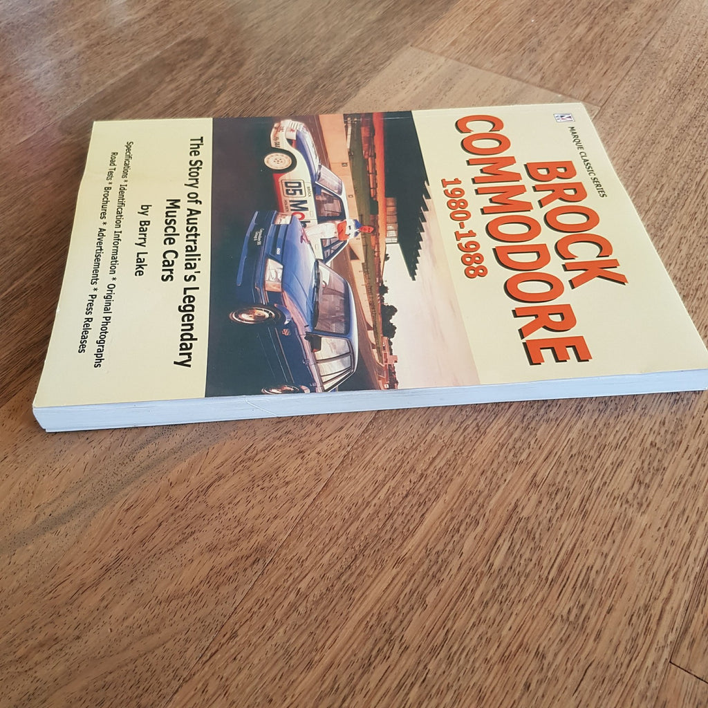 Peter BROCK COMMODORE PB Book Barry Lake Muscle Car Bathurst Holden Racing HDT4