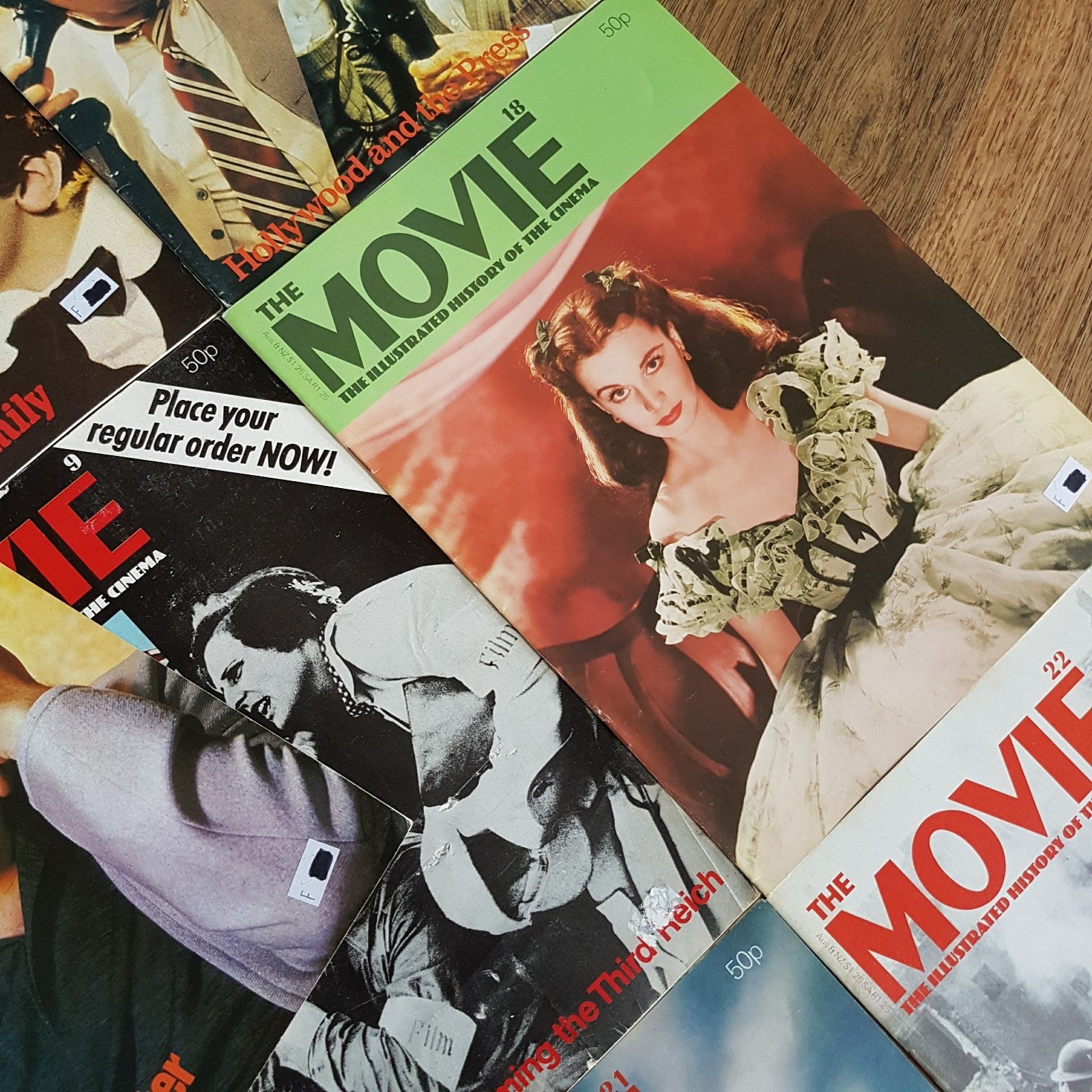 THE MOVIE Cinema Magazine Lot Vintage 70s 80s Hollywood Stars History of Film TV6