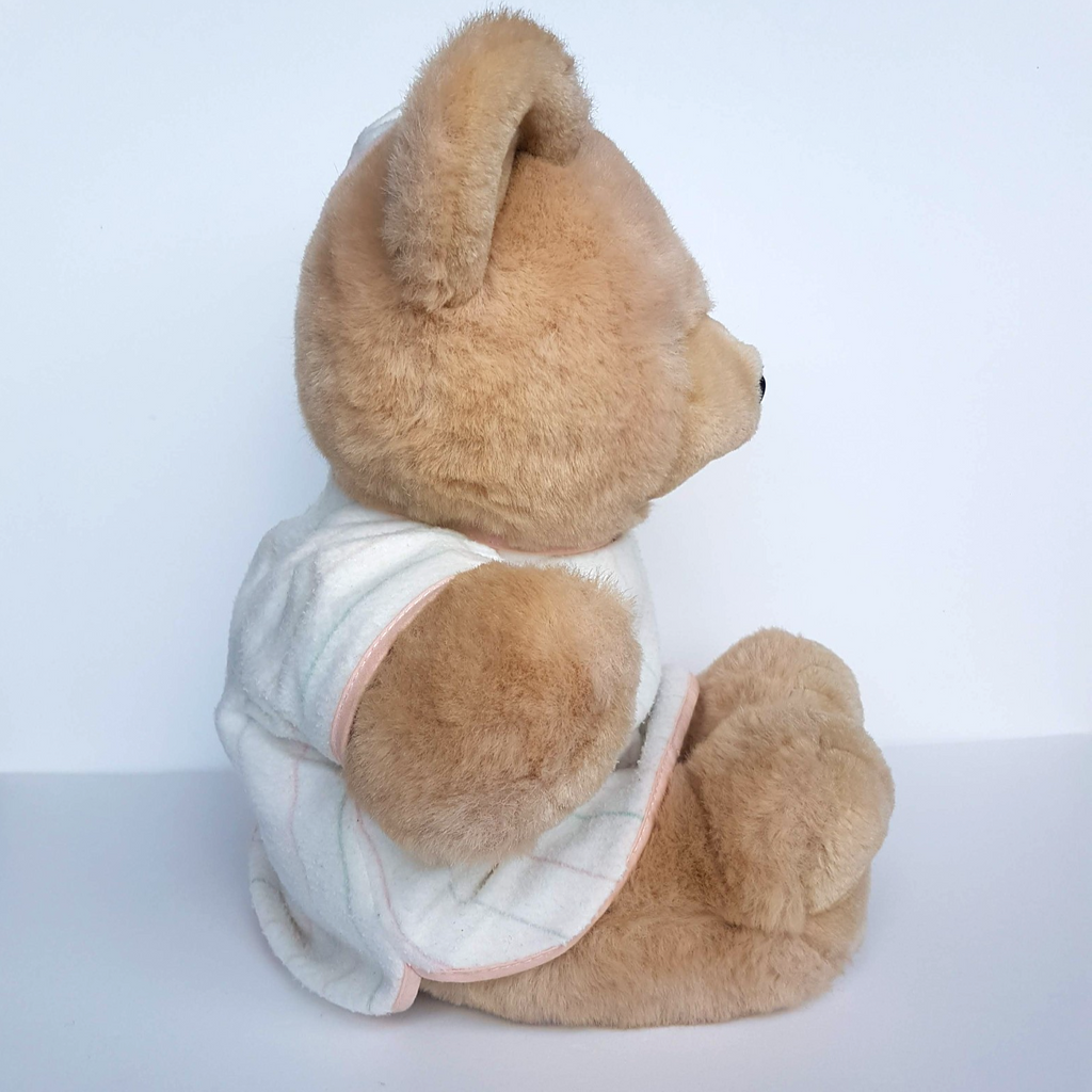 Vintage HEART TO HEART BEAR Plush 45cm Chosun 1986 NO HEART Stuffed Animal Toy6