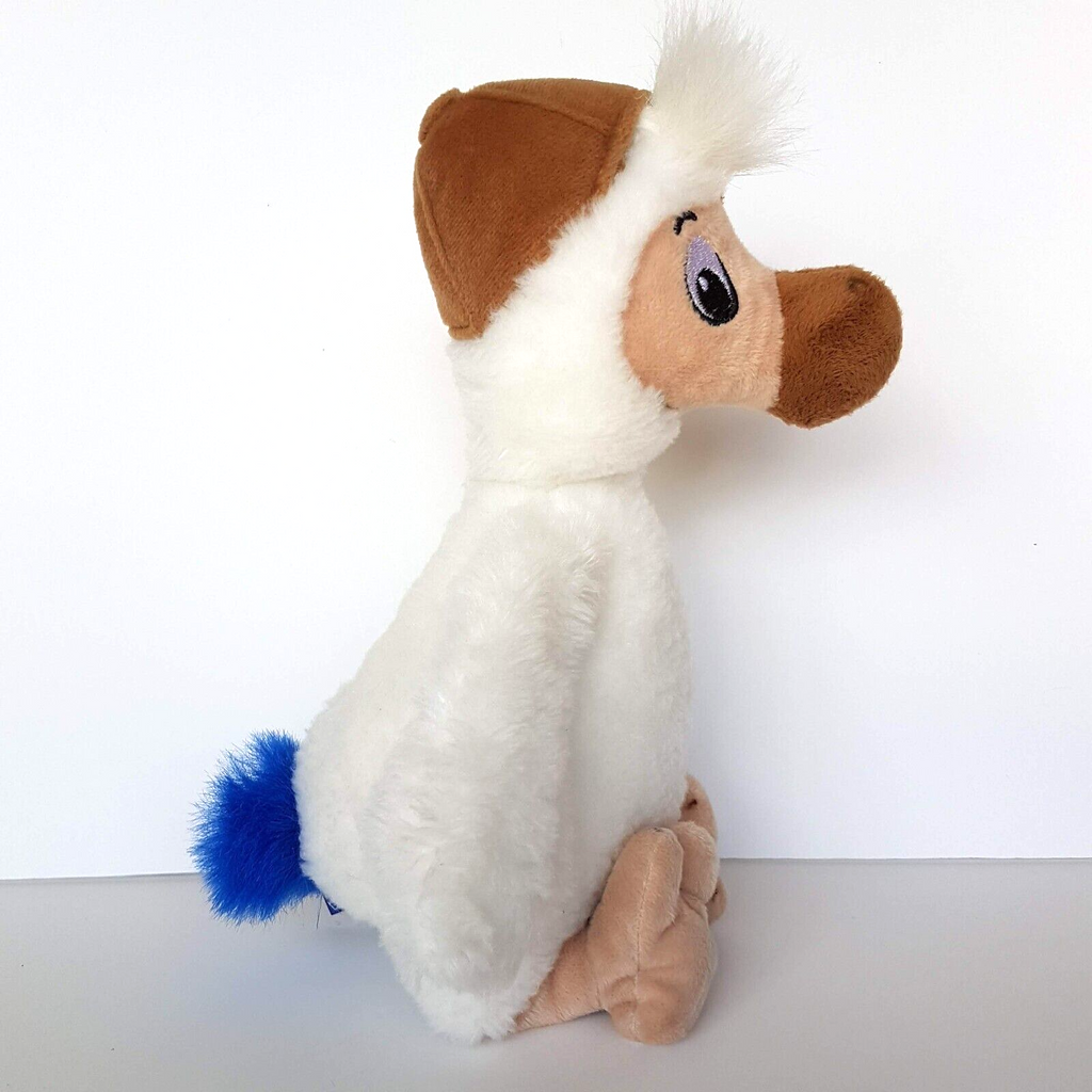 Wally WHITE DODO Plush 35cm Extinct Stuffed Animal Soft Toy White Bird Hat Blue8