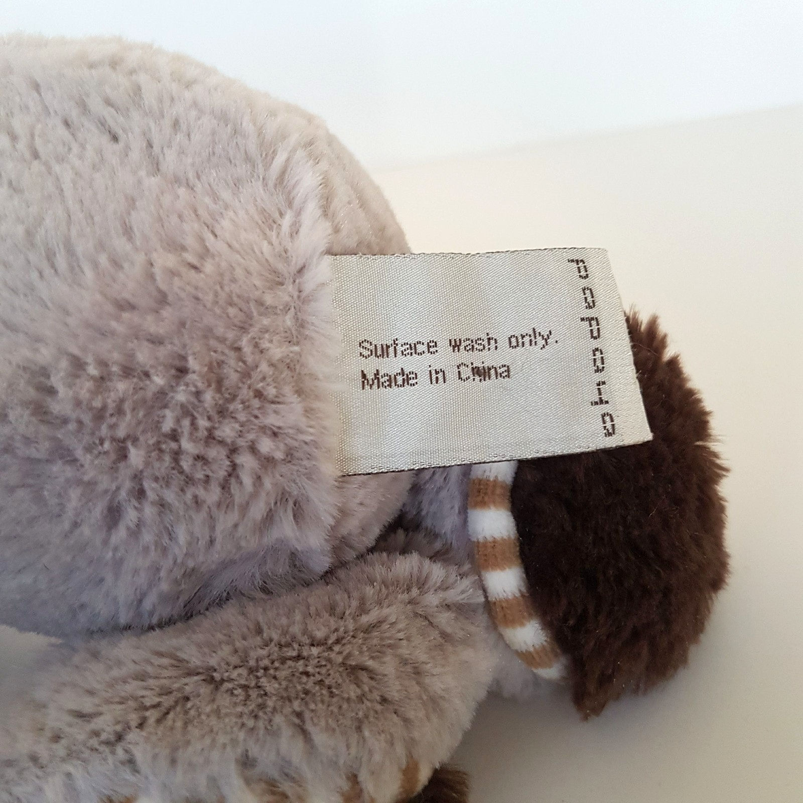 Rare Papaya FLOPPY DOG Plush 27cm Grey Puppy Stuffed Animal Soft Toy Cuddly Cute6