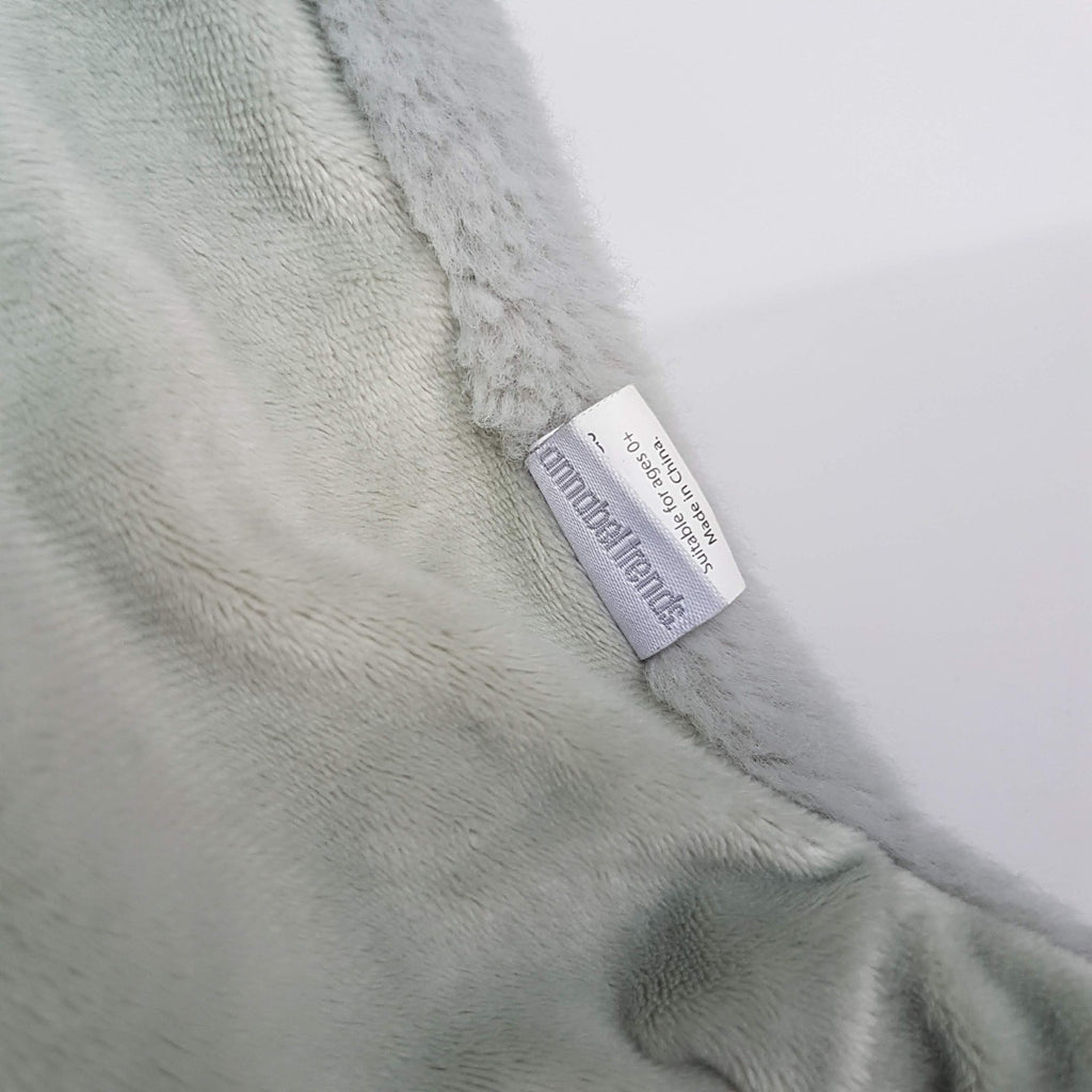Annabel Trends GREY BUNNY LOVEY Rabbit Baby Comforter Security Blanket Soft Toy5