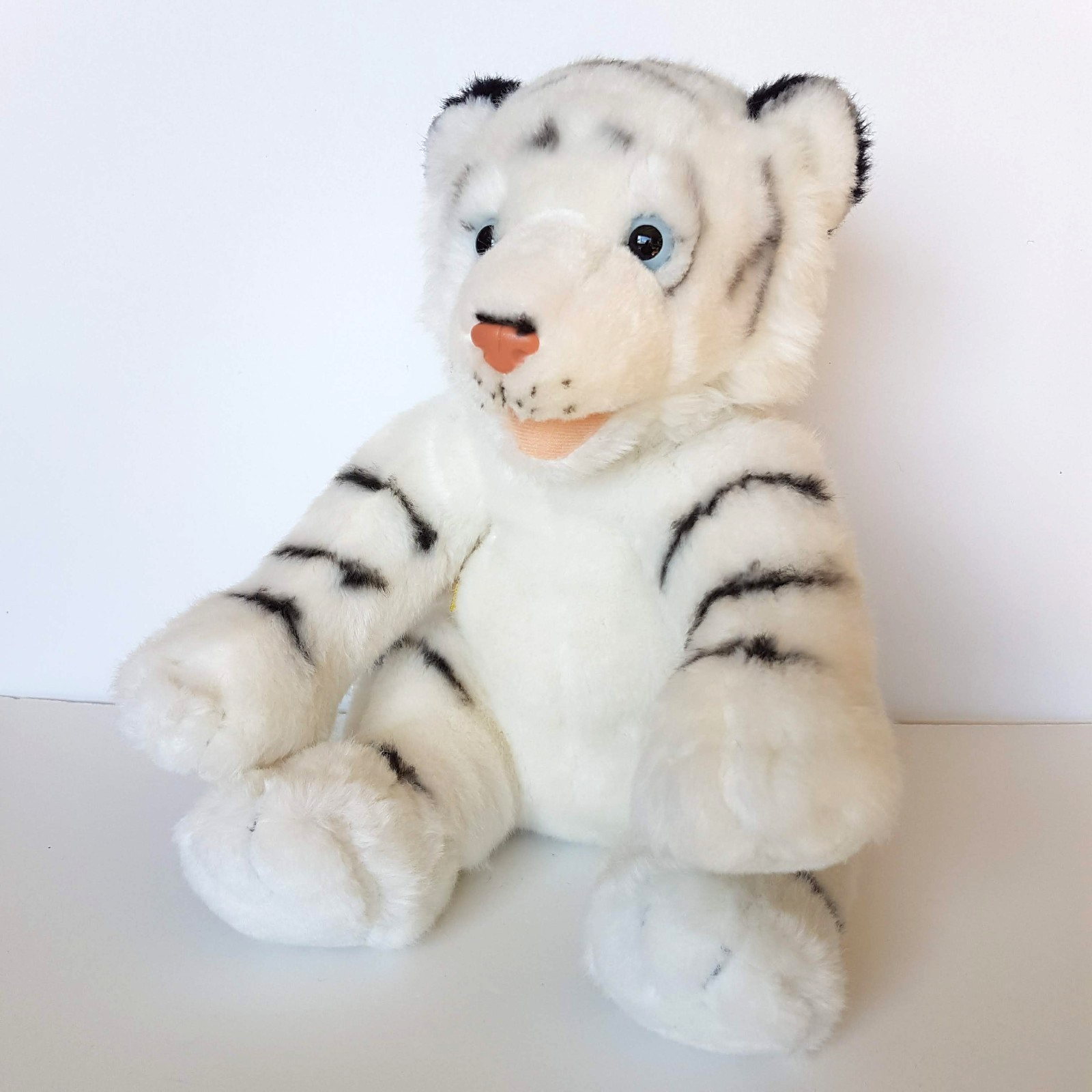 Build A Bear SIBERIAN WHITE TIGER Plush 2012 BAB Retired Stuffed Animal Soft Toy0
