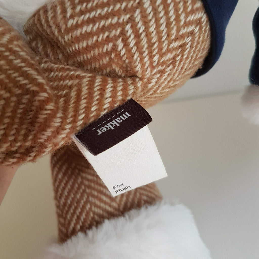 Makker DAPPER FOX Plush Knit Soft Toy 40cm Stuffed Animal Clothes Target Brand10