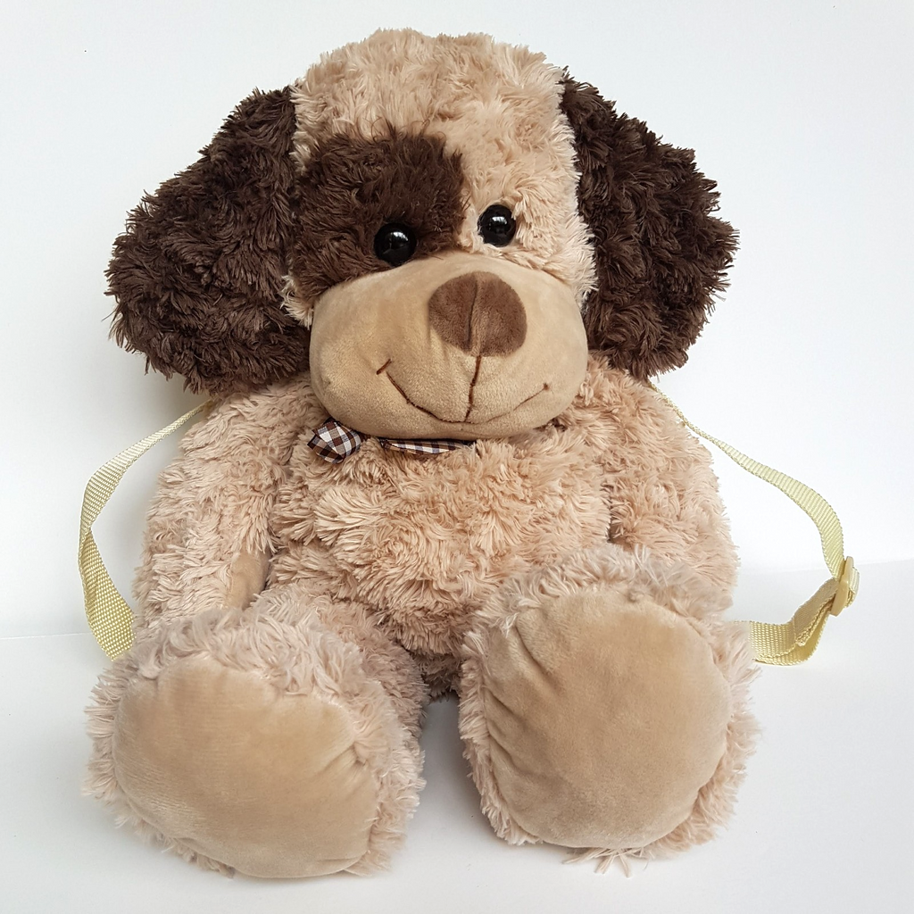 Plush PUPPY DOG KIDS BACKPACK Kids Bag 48cm Stuffed Animal Soft Toy Cute Toy Bag0