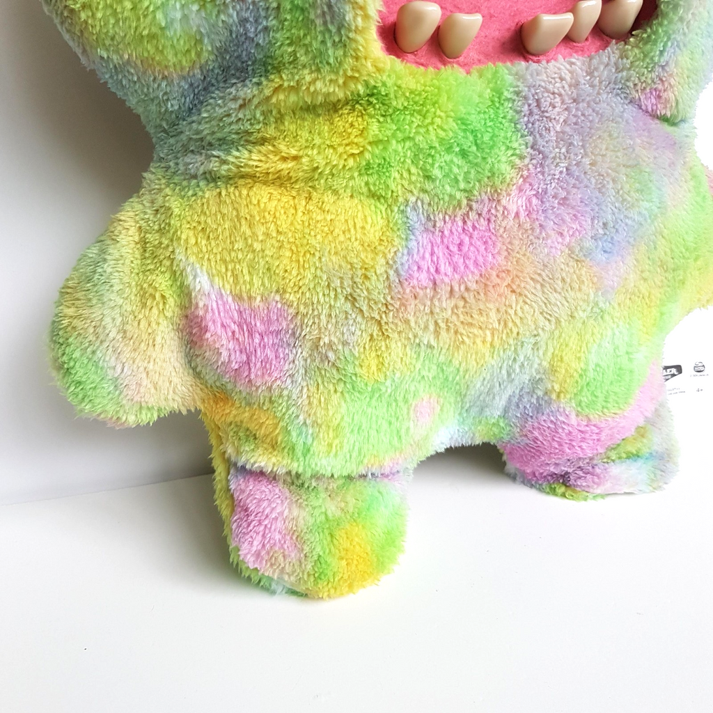 LARGE Fuggler Big Bigg Fugg SCREECH Funny Ugly Monster Soft Toy Tie Die Teeth2