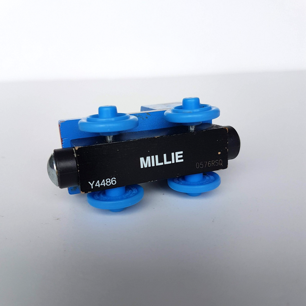 Thomas WOODEN MILLIE Magnetic Activity Train Toy Locomotive Steam Castle Logo5