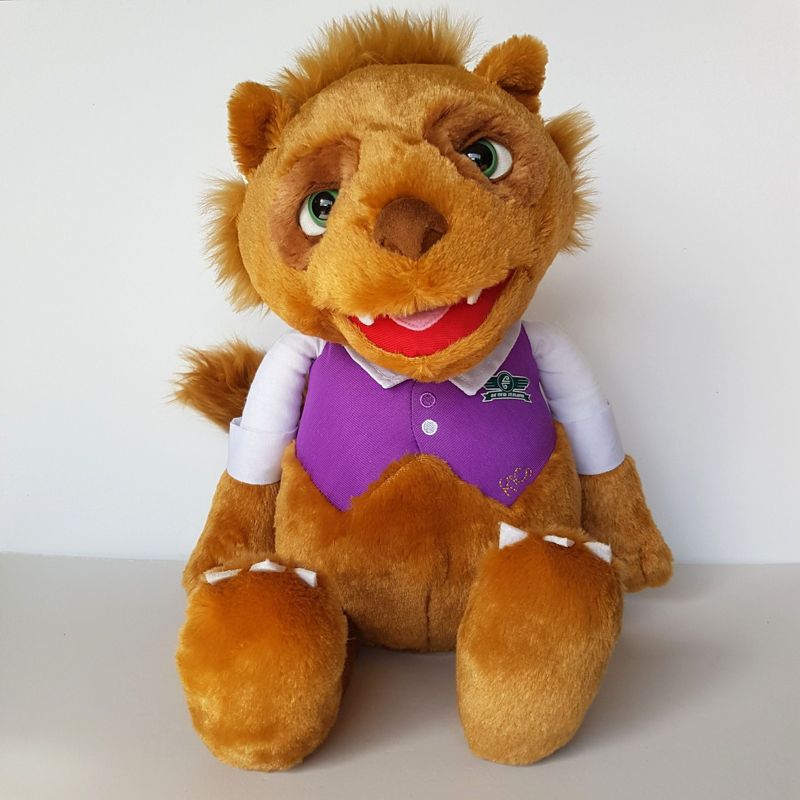 Jim Henson Rare RICO Air New Zealand Mascot Plush 47cm Soft Toy Stuffed Animal0