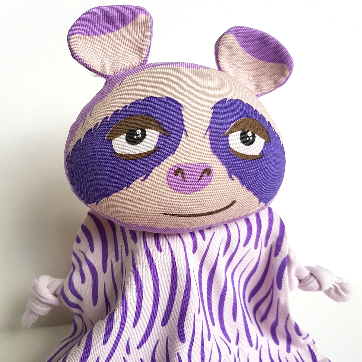 Wundersleep PURPLE SLOTH Baby Lovey Comforter Security Blanket Sleep Soft Toy1