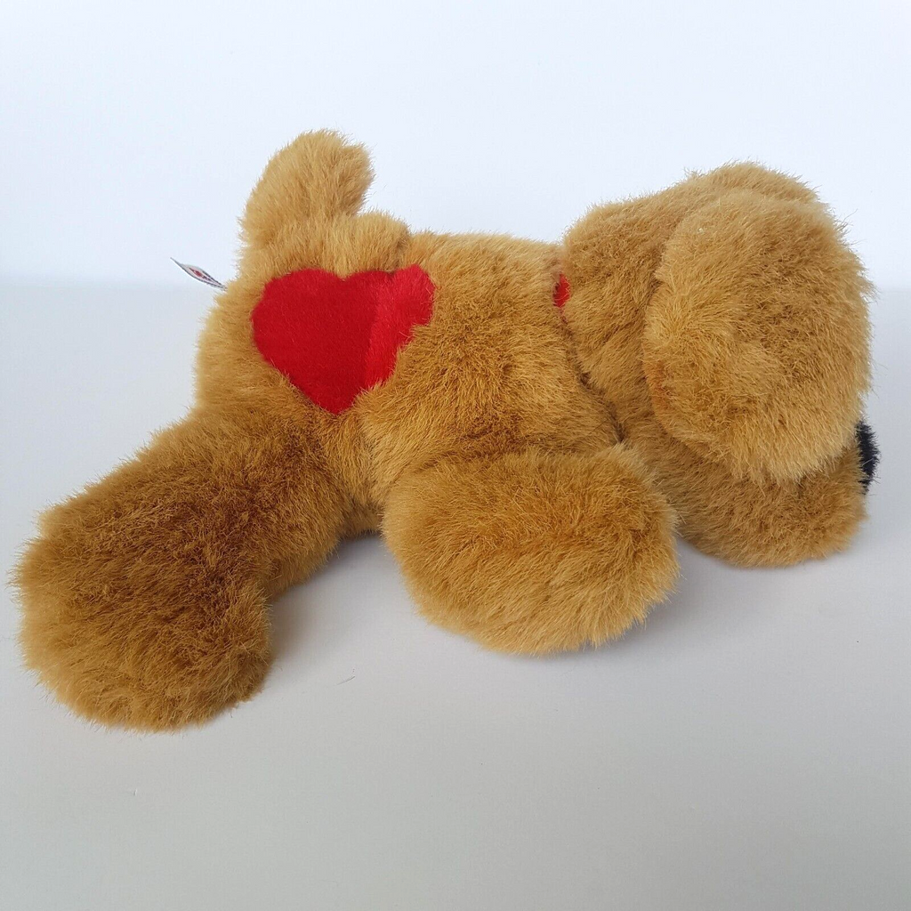 Korimco Love Heart DOG PLUSH Laying Plush Stuffed Animal Puppy Soft Toy Cuddly6