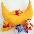 Disney Baby WINNIE THE POOH Moon Plush Tigger Eeyore Soft Toy Stuffed Animals0