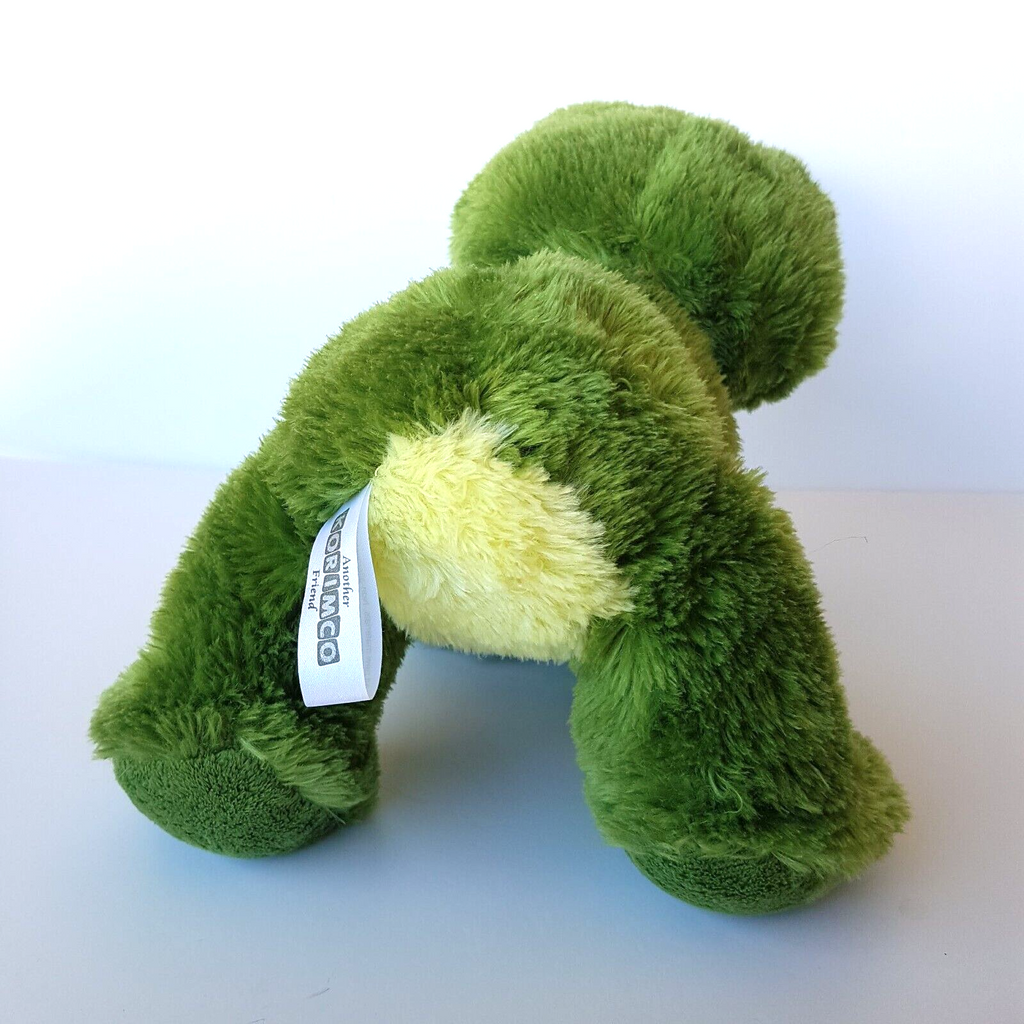GREEN FROG Plush KORIMCO 22cms Soft Toy Stuffed Animal Reptile Beanbag Cuddle7