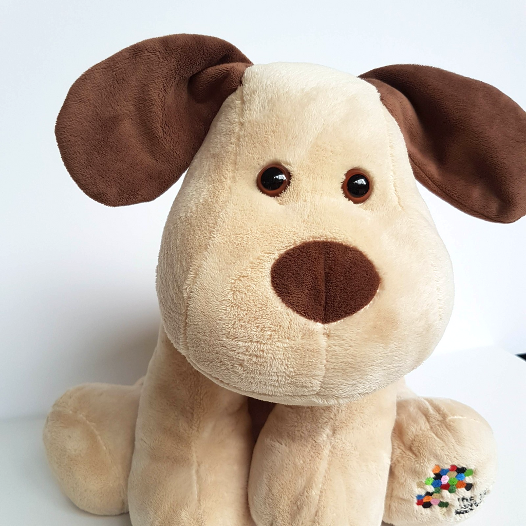 Large MAX DOG Puppy 29cm Stuffed Animal Floppy Soft Toy Kids' Cancer Project2