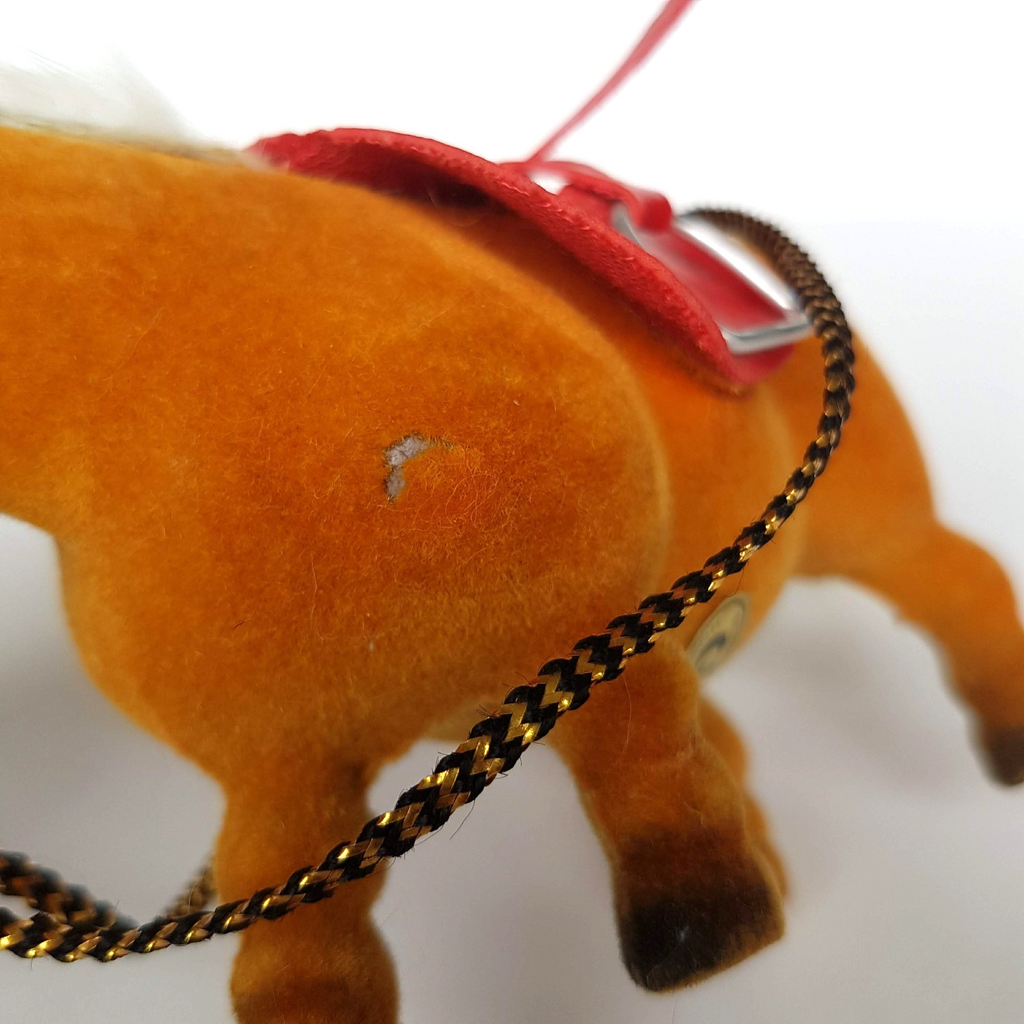 Vintage THELWELL'S HORSE KIPPER Pony Toy RARE Flocked Pony Figure Hong Kong6