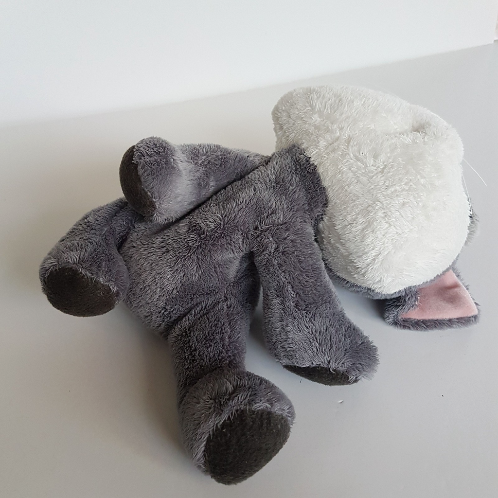 RUSS Lil Peepers GREY CAT KITTEN Plush Stuffed Animal Soft Toy Blue Eyes Pet Toy10