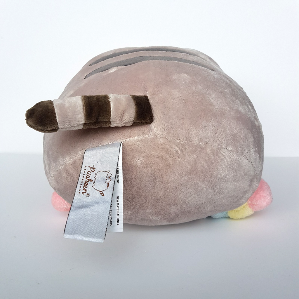 Gund PUSHEEN RAINBOW CAT 23cm Soft Toy Stuffed Animal Kitten Pet Genuine Cute11