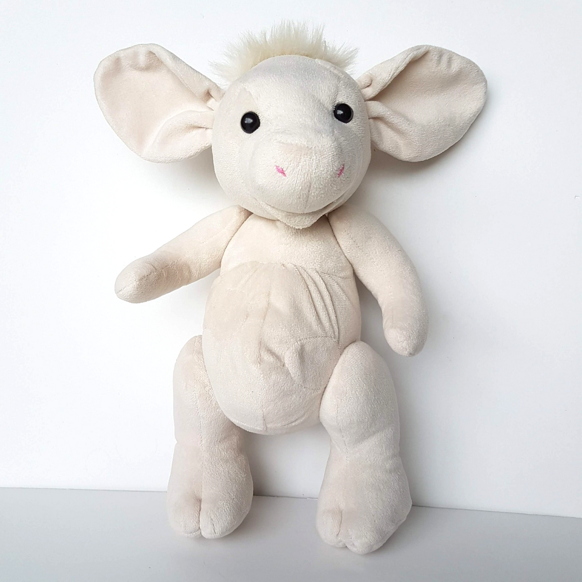Charlie Bears WILBUR THE COW Plush 32cm Stuffed Animal Farm Soft Toy Articulated0