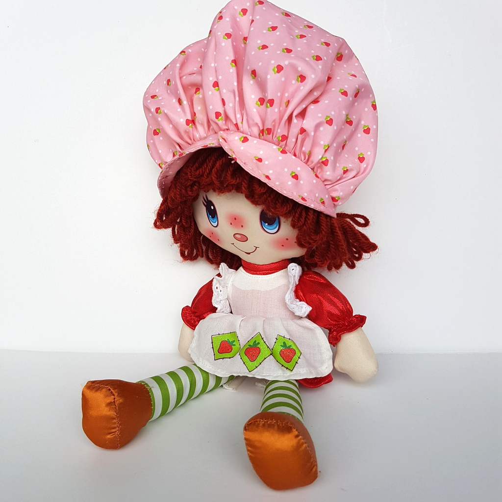Strawberry Shortcake RAG DOLL 40th ANNIVERSARY Sparkle Glitter 36cm Soft Toy6