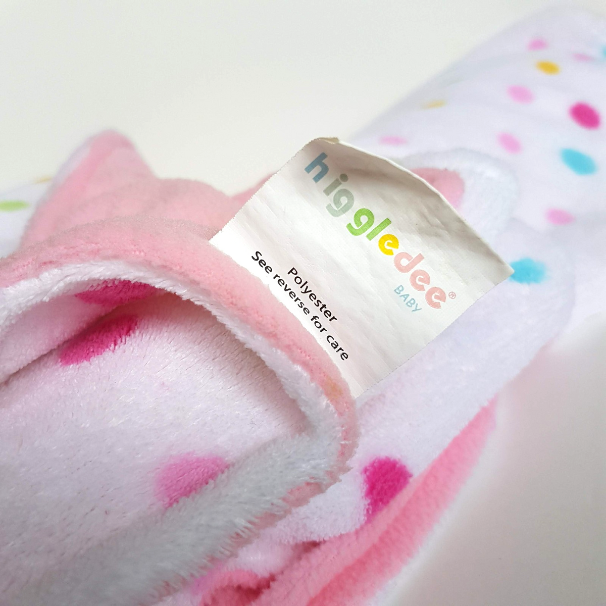 Higgledee BABY FLOWER Polar Fleece Spots Cuddle Blanket Polka Dots 102 x 86cm6