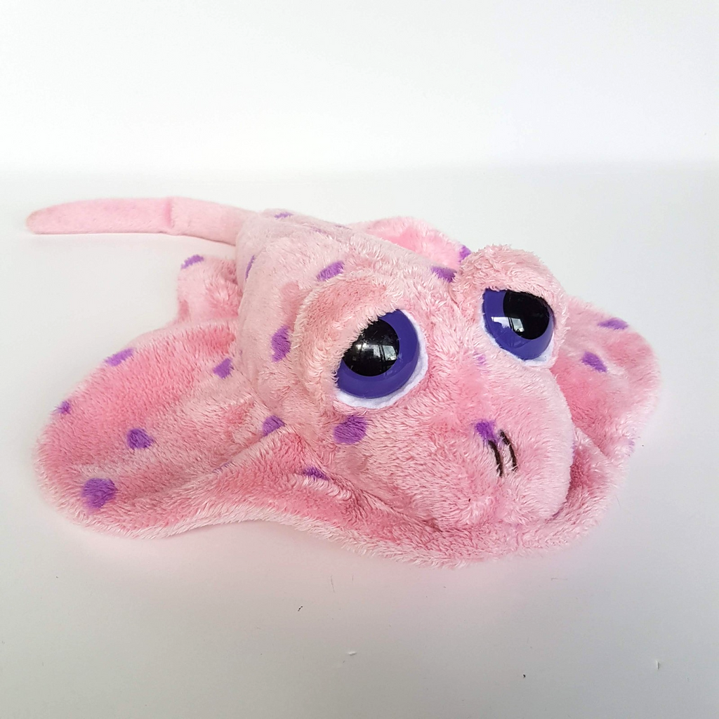 RUSS Lil Peepers STING Stingray Pink Plush 39cm Stuffed Animal Soft Toy Purple0