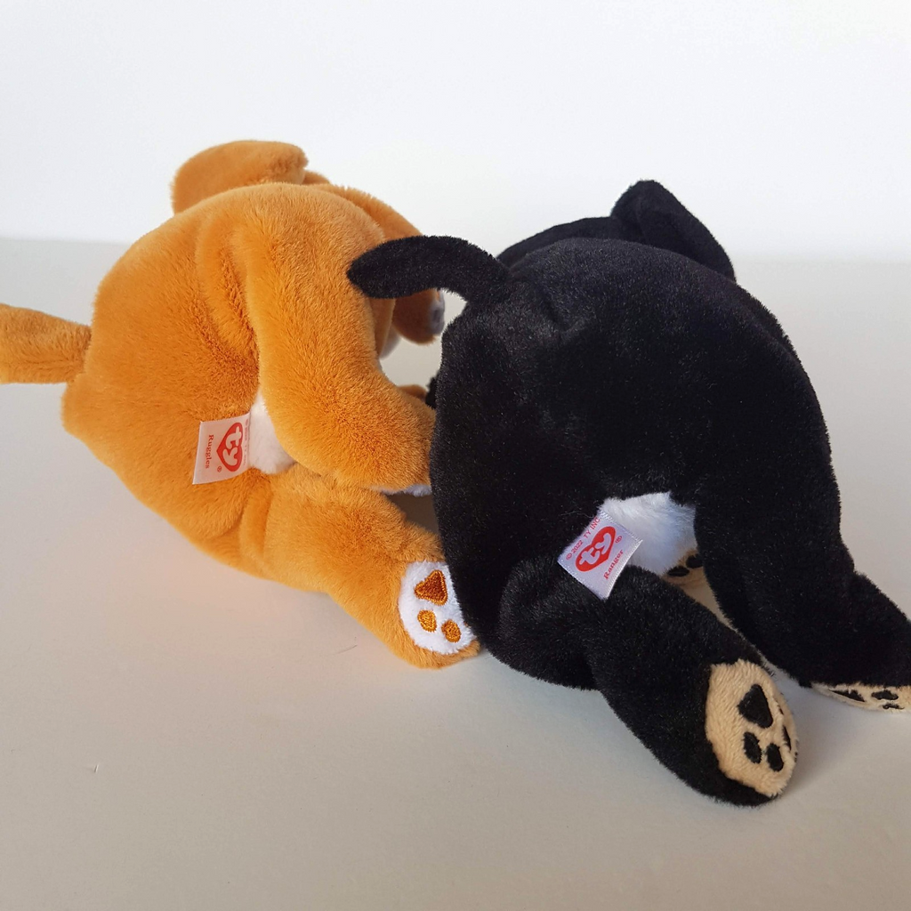 TY Beanie Bellies PUPPY DOG Ruggles Ranger 22cm Soft Toy Plush Stuffed Animal9