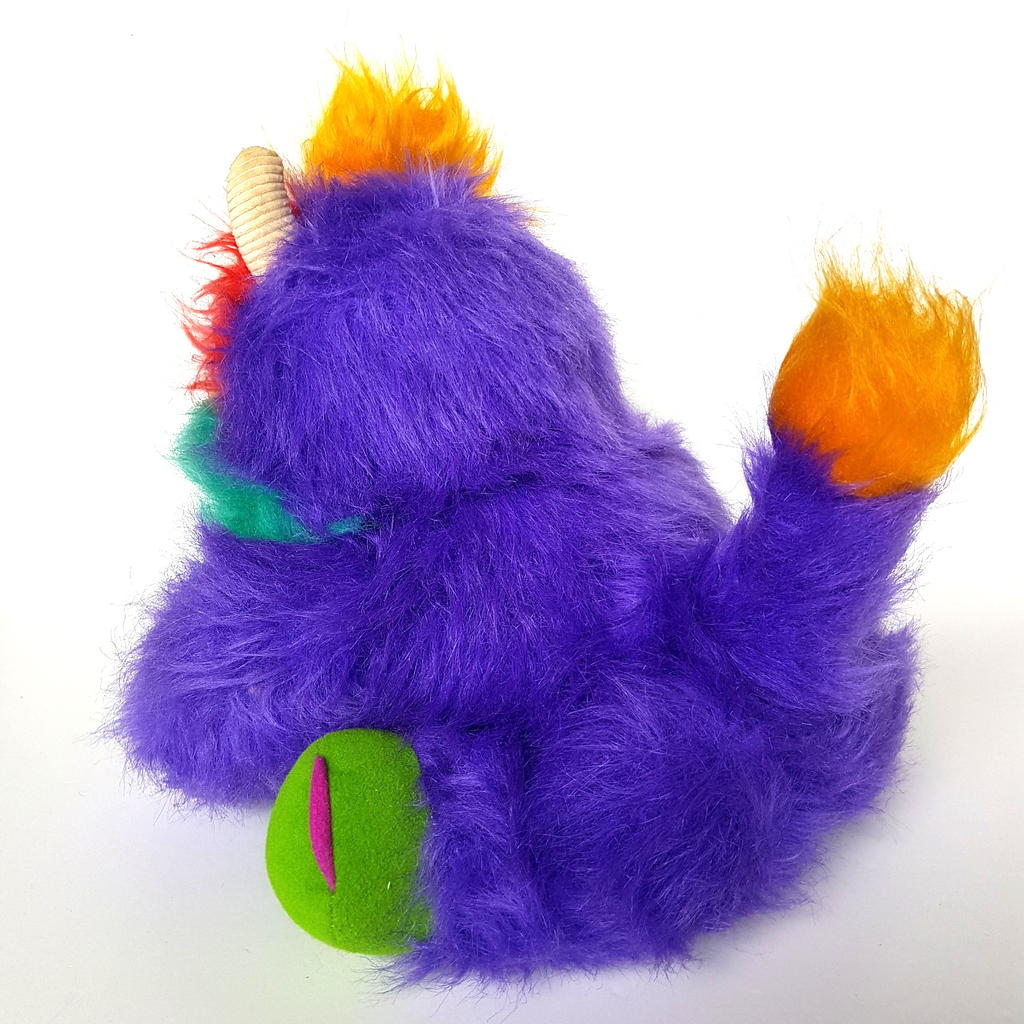 VTG My Pet Monster RARK 1986 Plush Puppet Stuffed AMTOY Soft Toy NO HANDCUFFS8