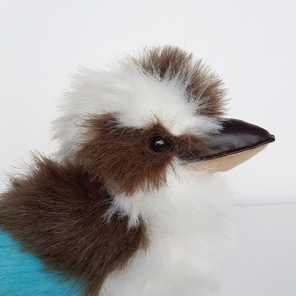 Harwil KOOKABURRA Plush Australian Bird NO SOUND Soft Toy 20cm Stuffed Animal7