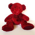 Russ ROSETTA SPARKLE RUBY Teddy Bear Plush Stuffed Animal Soft Toy Christmas Toy0