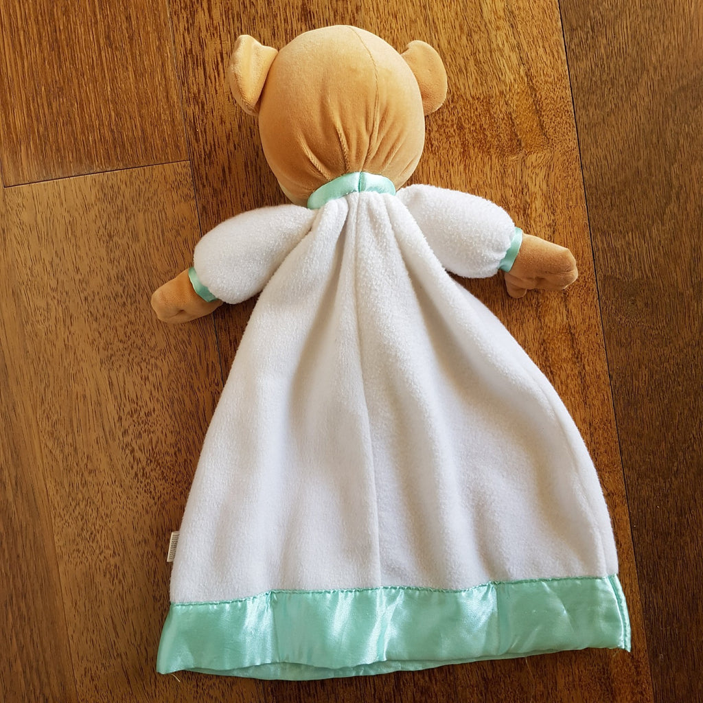 Rare PRECIOUS MOMENTS Baby Lovey BEAR Security Blanket Plush Comforter Soft Toy8