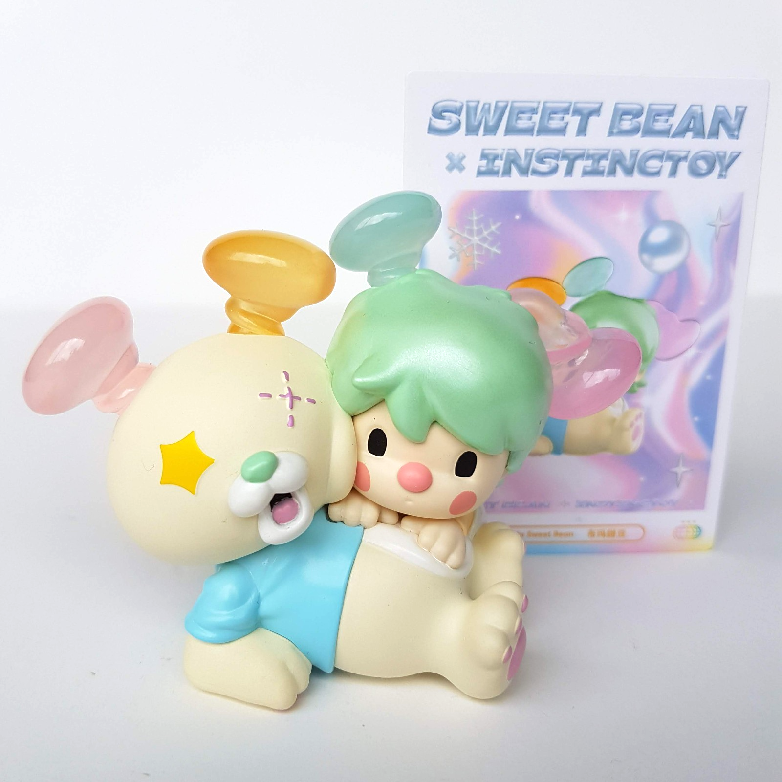 Pop Mart SWEET BEAN x INSTINCTOY Booo Ma Sweet Bean 7cm + Card Figure Pastel Toy1