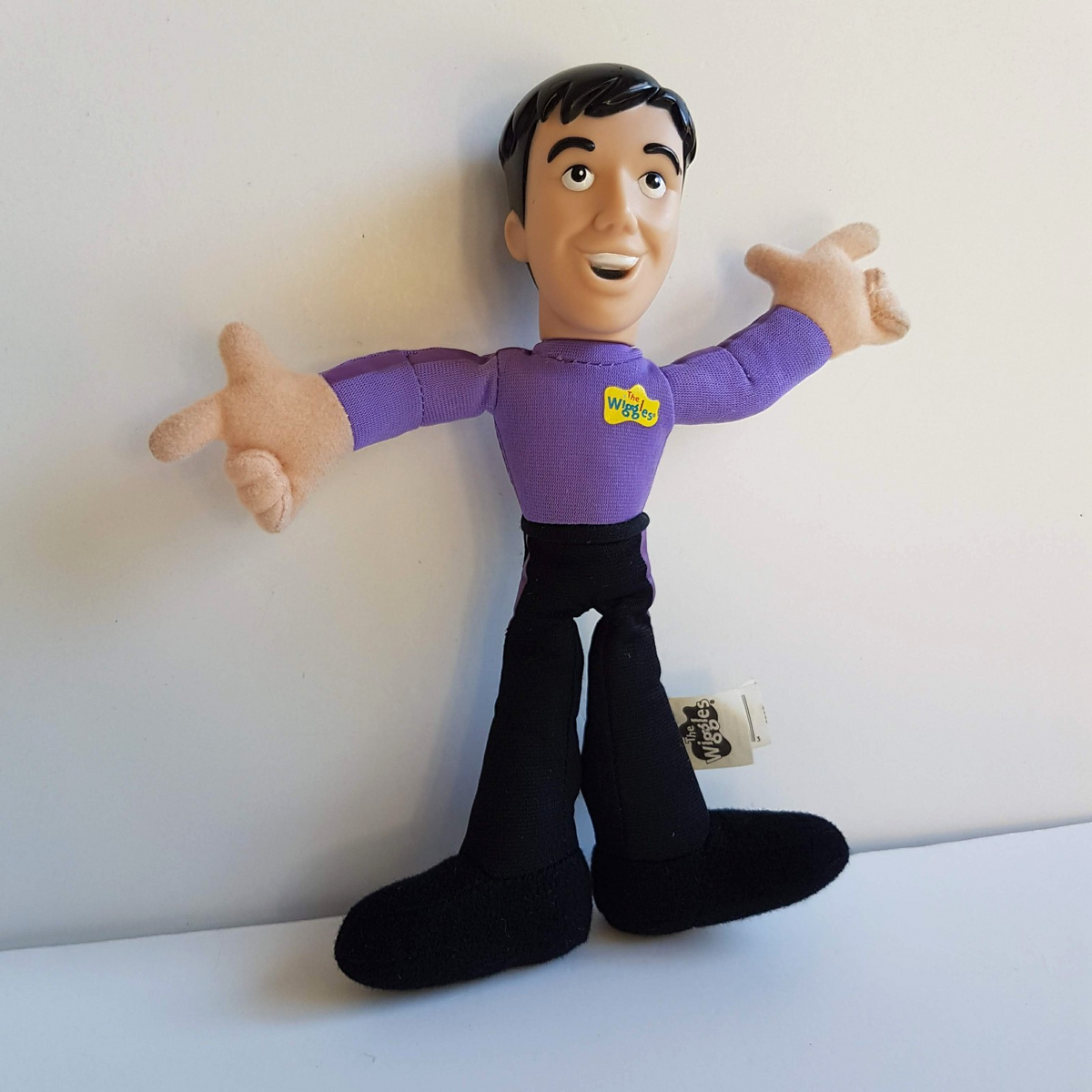 The Wiggles 2008 JEFF DOLL Vinyl Head Figure Collectible Purple Original Wiggles1