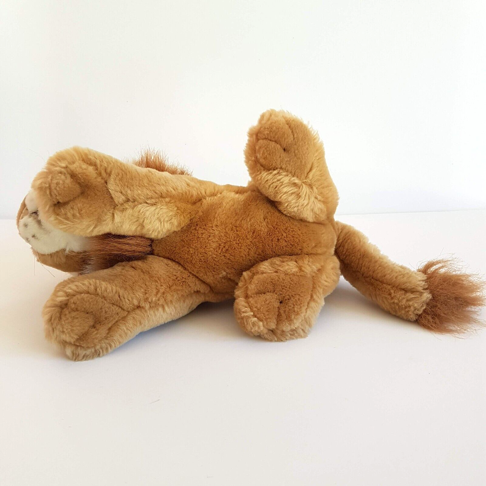 Cuddly LION WILD CAT 30cm Long Plush Soft Toy Safari Stuffed Animal Laying Cute13