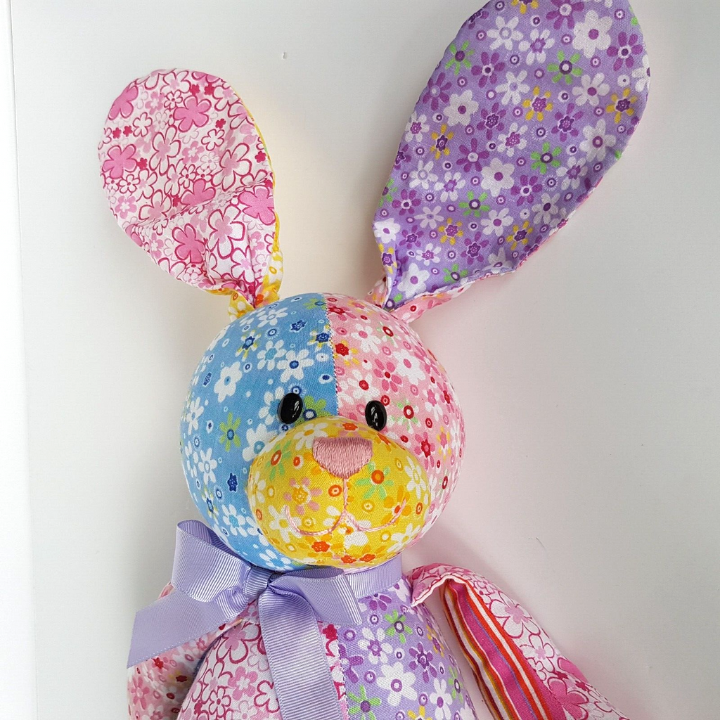 Gund FANCIFUL COLLECTION Bunny Rabbit 42cm Patchwork Plush Stuffed Animal Toy11