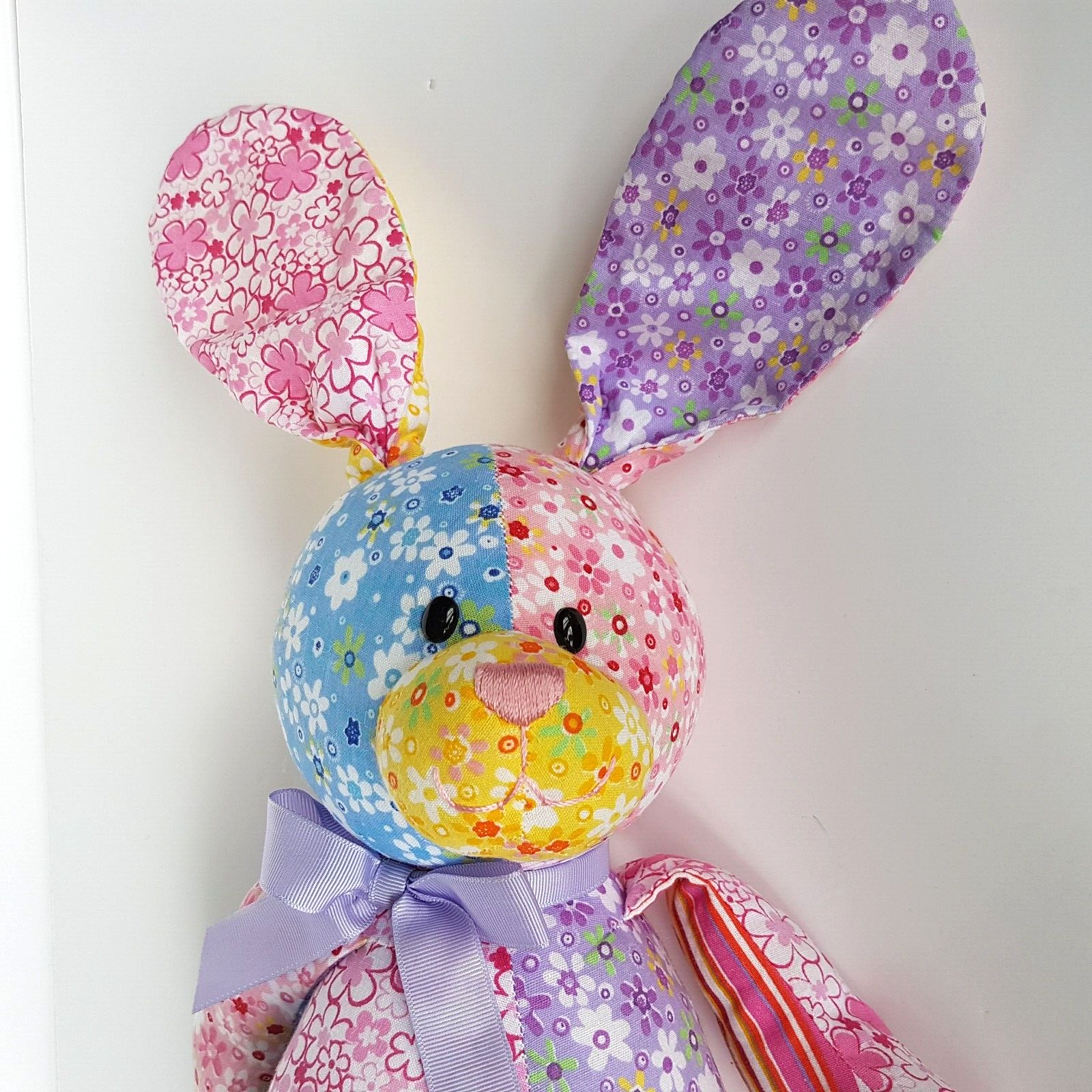 Gund FANCIFUL COLLECTION Bunny Rabbit 42cm Patchwork Plush Stuffed Animal Toy11