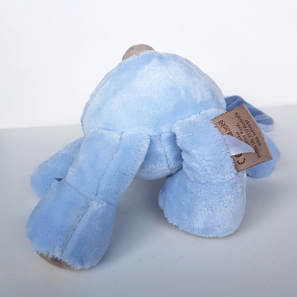 Nattou BLUE BUNNY RABBIT Plush Lovey 33cm Stuffed Animal Baby Soft Toy Pastel8