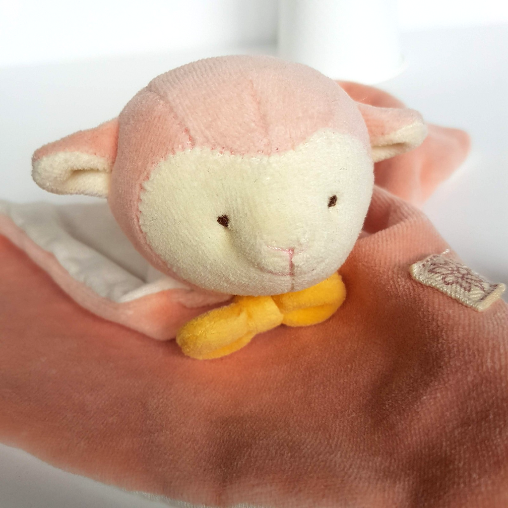 MiYim VELOUR LAMB Baby Lovey Plush Security Blanket Comforter Sleep Soft Toy6