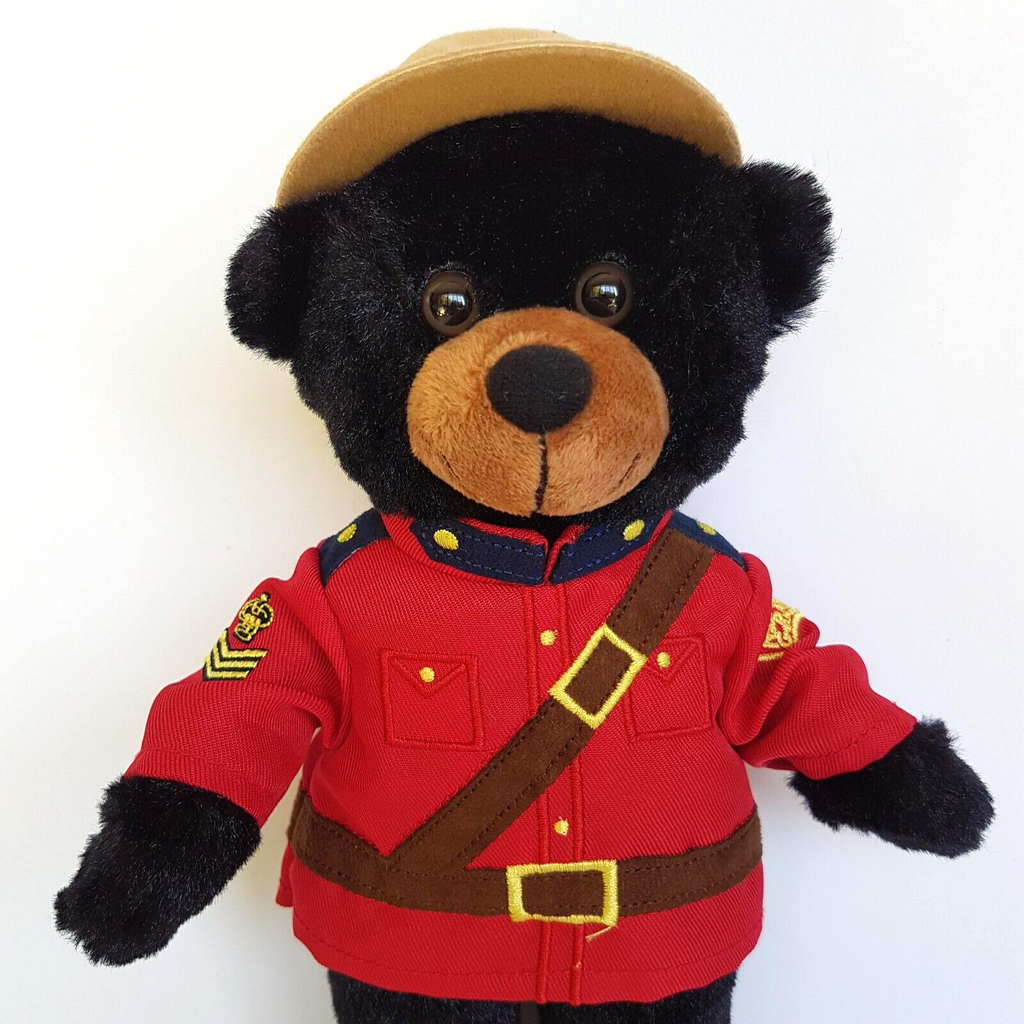 Royal Canada Mounted Police TEDDY BEAR Plush Uniform Stuffed Animal Soft Toy1