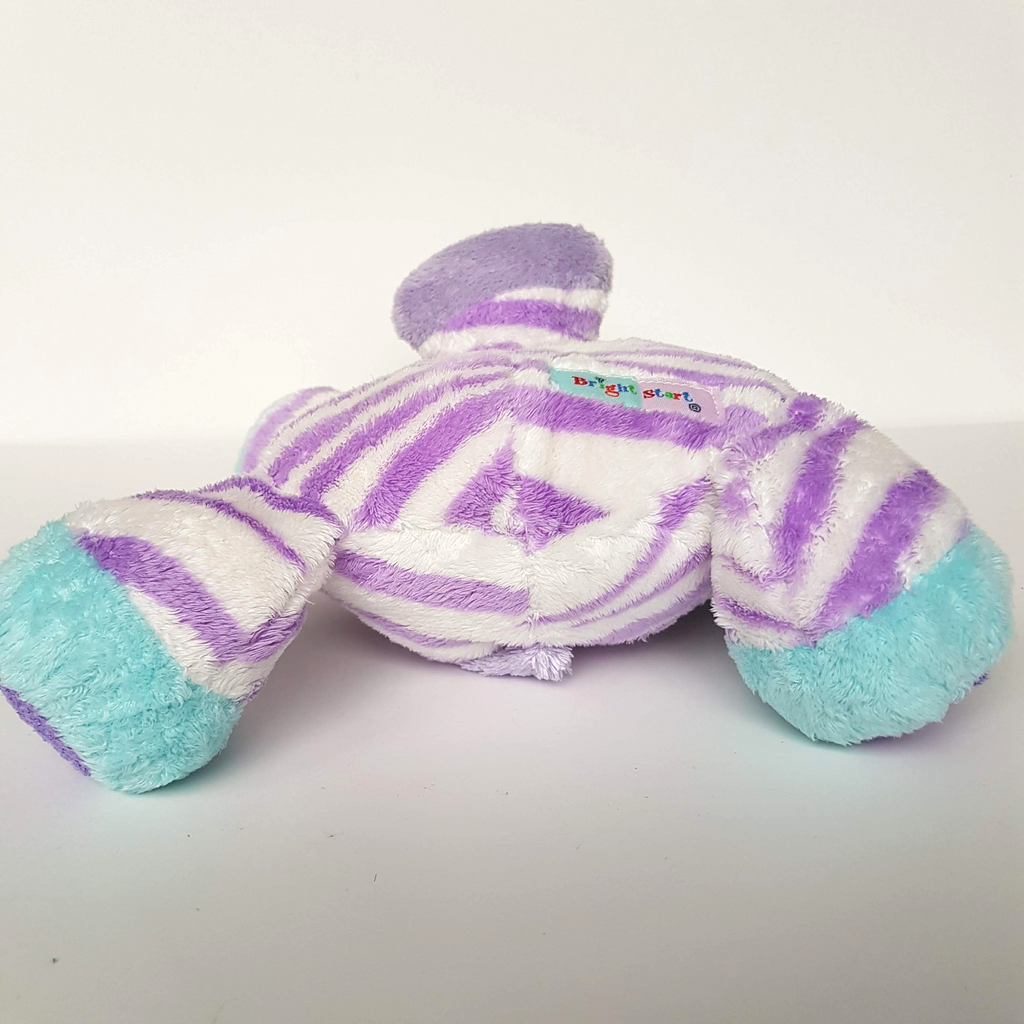 Bright Start CUTE ZEBRA Plush Lovey Comforter Soft Toy Stuffed Animal WA Jacobs8