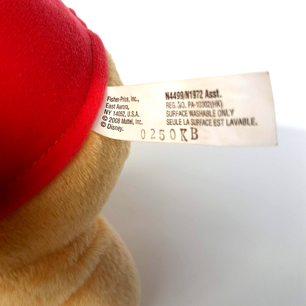 Fisher Price WINNIE THE POOH Lovey Plush Rattle 29cm Soft Toy Stuffed Animal6