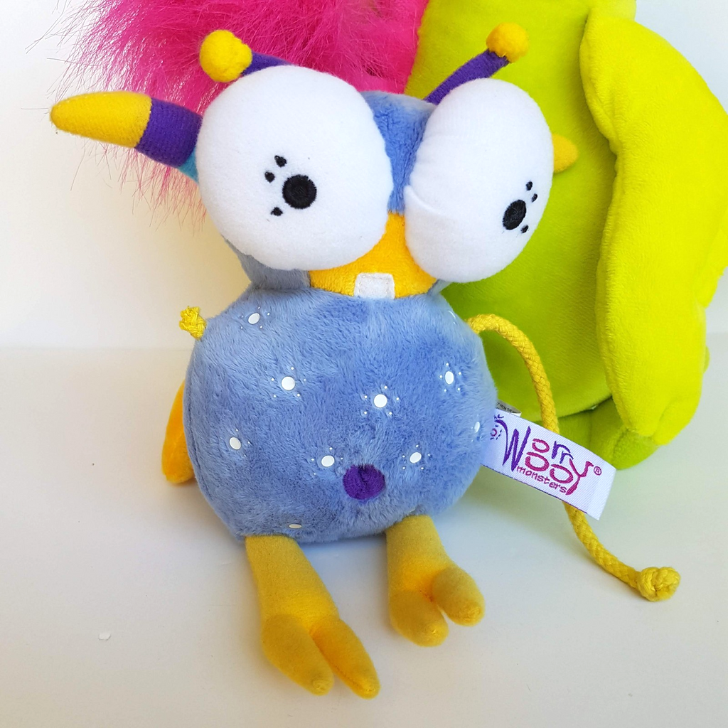 Worry Woo MONSTERS NOLA & THE WORRY BUG *damaged Plush Soft Toy Stuffed Animal1