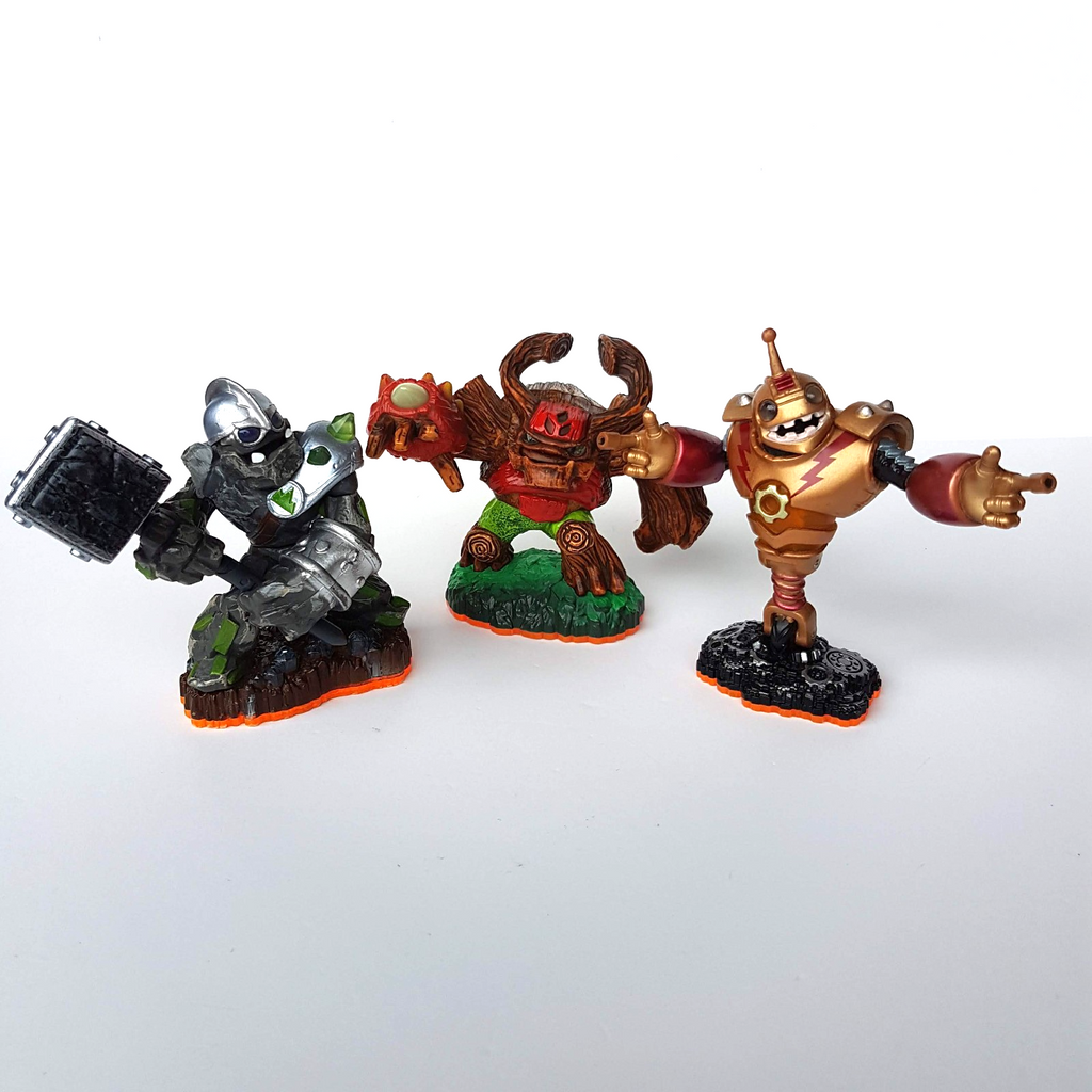 Skylanders GIANTS Crusher Tree Rex Bouncer 2012 Figure Gaming Orange Base0